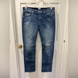 Hudson Jeans Men’s Byron 5-Pocket Straight Leg Sz 36x34 Med Wash Button Fly NWOT